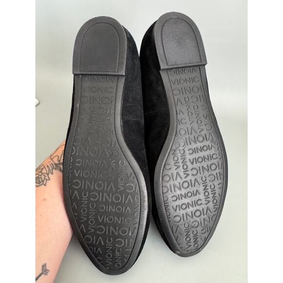 Vionic Women’s Black Suede Driving Loafers Comfor Support Size 8.5 Flats - Picture 6 of 8